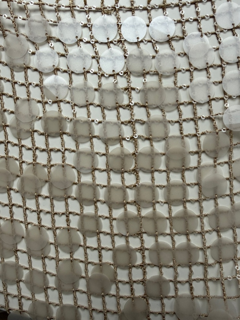 Lovers + Friends Ivory Sequin Mesh Wrap Maxi Skirt - Picture 10 of 12